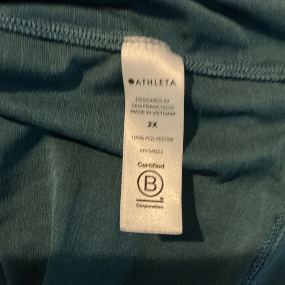 Women’s Athleta Ease In Tank Green Size 2X - Picture 4 of 4